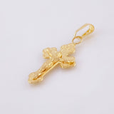 Dije Cruz Cristo 1.05gr / 1 1/4 in / Oro Amarillo 18K *