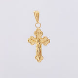 Dije Cruz Cristo 1.05gr / 1 1/4 in / Oro Amarillo 18K *