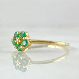 Sakura Flower Ring 1.2gr / Size 5 3/4 / 18K Gold -