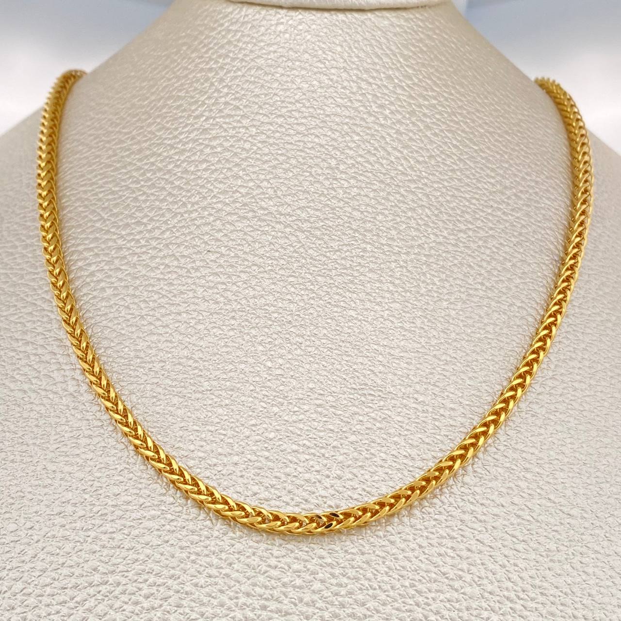 Cadena Franco 10.5gr / 21 1/2 in / 2.72mm Oro Amarillo +3 18K $