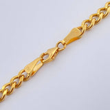 Cadena Cubana 12.25gr / 25 1/2 in / 3.78mm Oro Amarillo +1 18K $