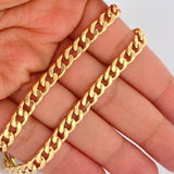 Cadena Cubana 8.65gr / 23 1/2 in / 5.7mm Oro Amarillo +1 18K $