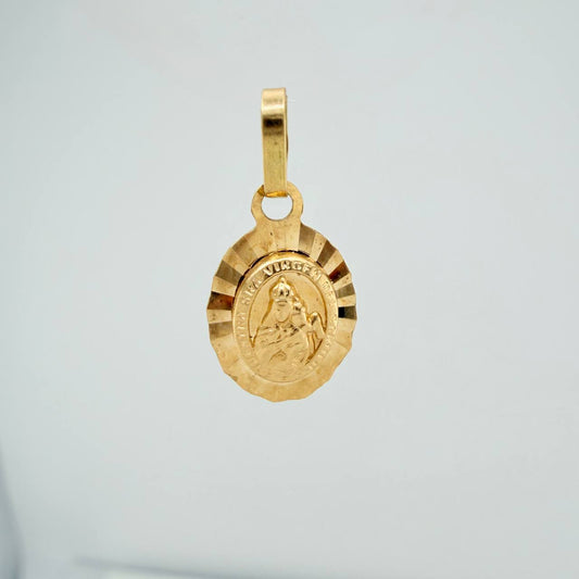 Dije Virgen del Carmen 0.9gr / 3/4 in / Oro Amarillo 18K %