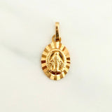 Dije Virgen Milagrosa 0.9gr / 3/4 in / Oro Amarillo 18K %