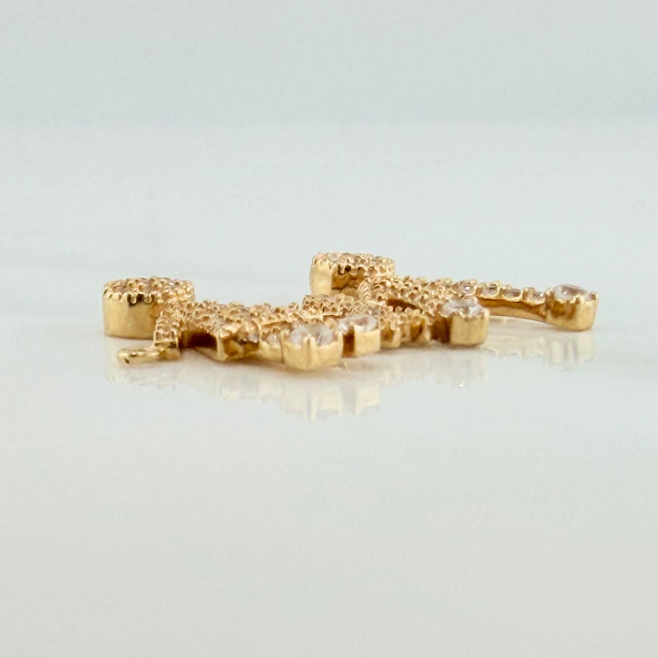 Herraje Familia De Tres 1.6gr / 3/4 in / Oro Amarillo 18K %