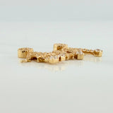 Herraje Familia De Tres 1.6gr / 3/4 in / Oro Amarillo 18K %