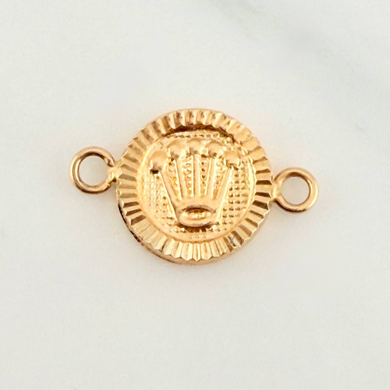 Herraje Corona 0.85gr / 3/4 in / Oro Amarillo 18K %