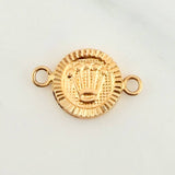 Herraje Corona 0.85gr / 3/4 in / Oro Amarillo 18K %