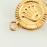 Herraje Corona 0.85gr / 3/4 in / Oro Amarillo 18K %