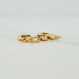 Family Silhouette Charm 1.05gr / 1/2 in / 18K Yellow Gold %