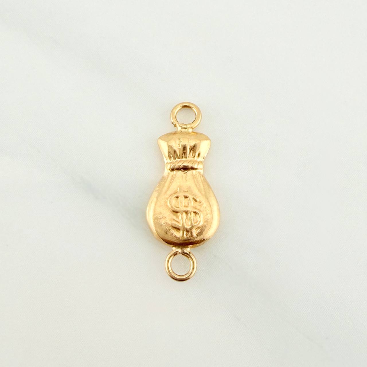Herraje Bolsa de Dinero 0.35gr / 3/4 in / Oro Amarillo 18K %