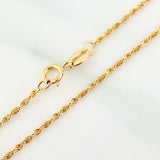 Cadena Lazo 1gr / 20 in / 1mm Oro Amarillo +3 18K %