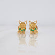 Topos Perro 1.1g / in / 3.67mm Oro Amarillo 18K