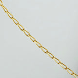 Set Cadena y Dije Espiga + Estrella  2gr / 18 in / 1.21mm Oro Amarillo 18K (Oferta) &