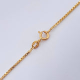 Venetian Chain 4.3gr / 17 3/4 in / 1.2mm Yellow Gold +3 18K $