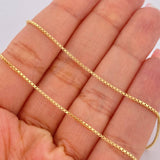 Venetian Chain 4.3gr / 17 3/4 in / 1.2mm Yellow Gold +3 18K $