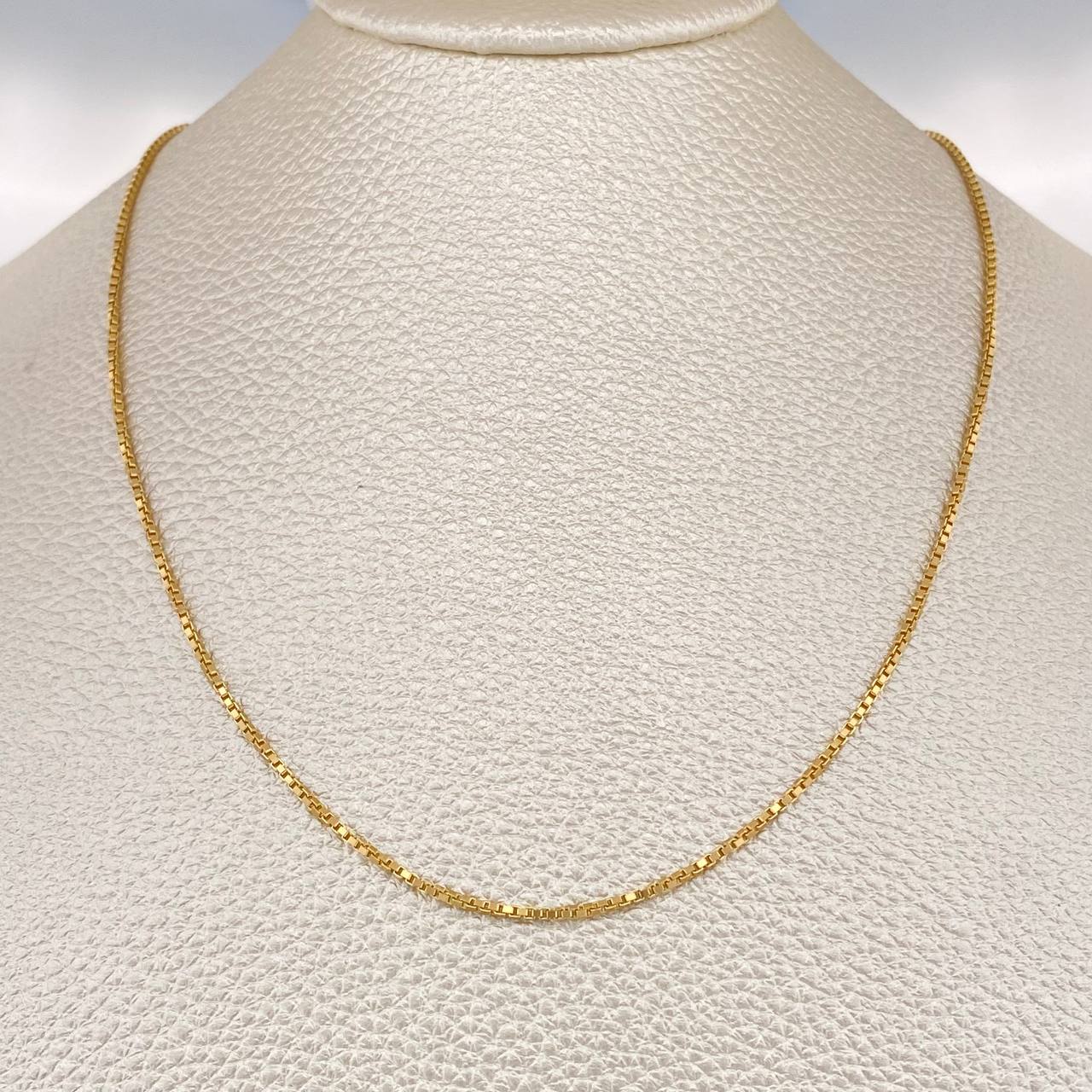 Venetian Chain 4.3gr / 17 3/4 in / 1.2mm Yellow Gold +3 18K $