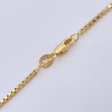 Cadena Veneciana 3.5gr / 17 3/4 in / 1.5mm Oro Amarillo +3 18K $