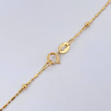 Cadena Morse Esferas 1.95gr / 17 3/4 in / 2mm Oro Amarillo +3 18K $