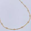 Cadena Morse Esferas 1.95gr / 17 3/4 in / 2mm Oro Amarillo +3 18K $