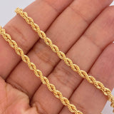Cadena Lazo 8.35gr / 23 1/2 in / 3.1mm Oro Amarillo +3 18K $