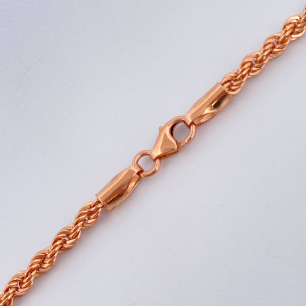 Cadena Lazo 5.05gr / 23 1/2 in / 2.66mm Oro Rosa +3 18K $