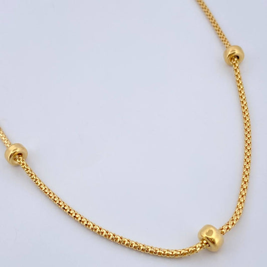 Chain Cord Woman 6.35gr / 18 in / 1.5mm Yellow Gold +3 18K $
