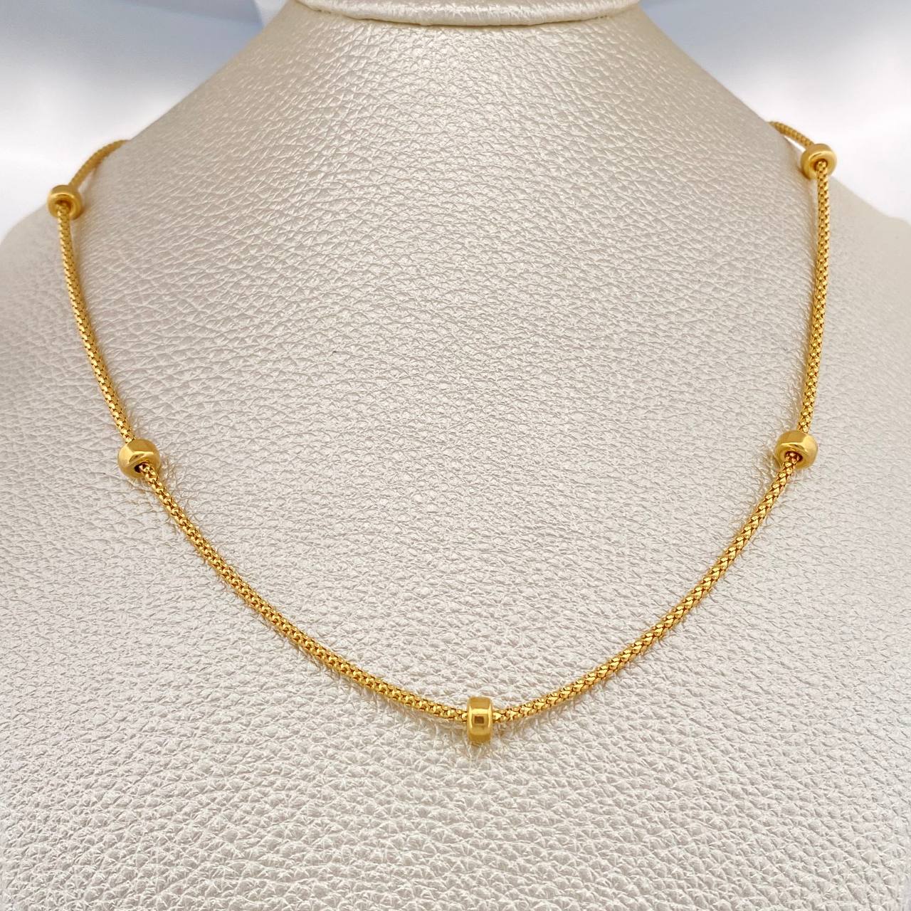 Cadena Cordon Dona 6.35gr / 18 in / 1.6mm Oro Amarillo +3 18K %