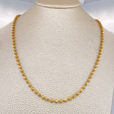 Cadena Militar 14.7gr / 24 1/4 in / 3mm Oro Amarillo +3 18K $