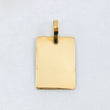 Pendant Rectangular Plate 1gr / 1 in / 18K Yellow Gold *