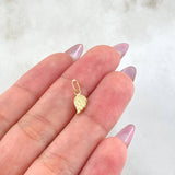 Pendant Wing 0.2gr / 1/2 in / 18K Yellow Gold ©