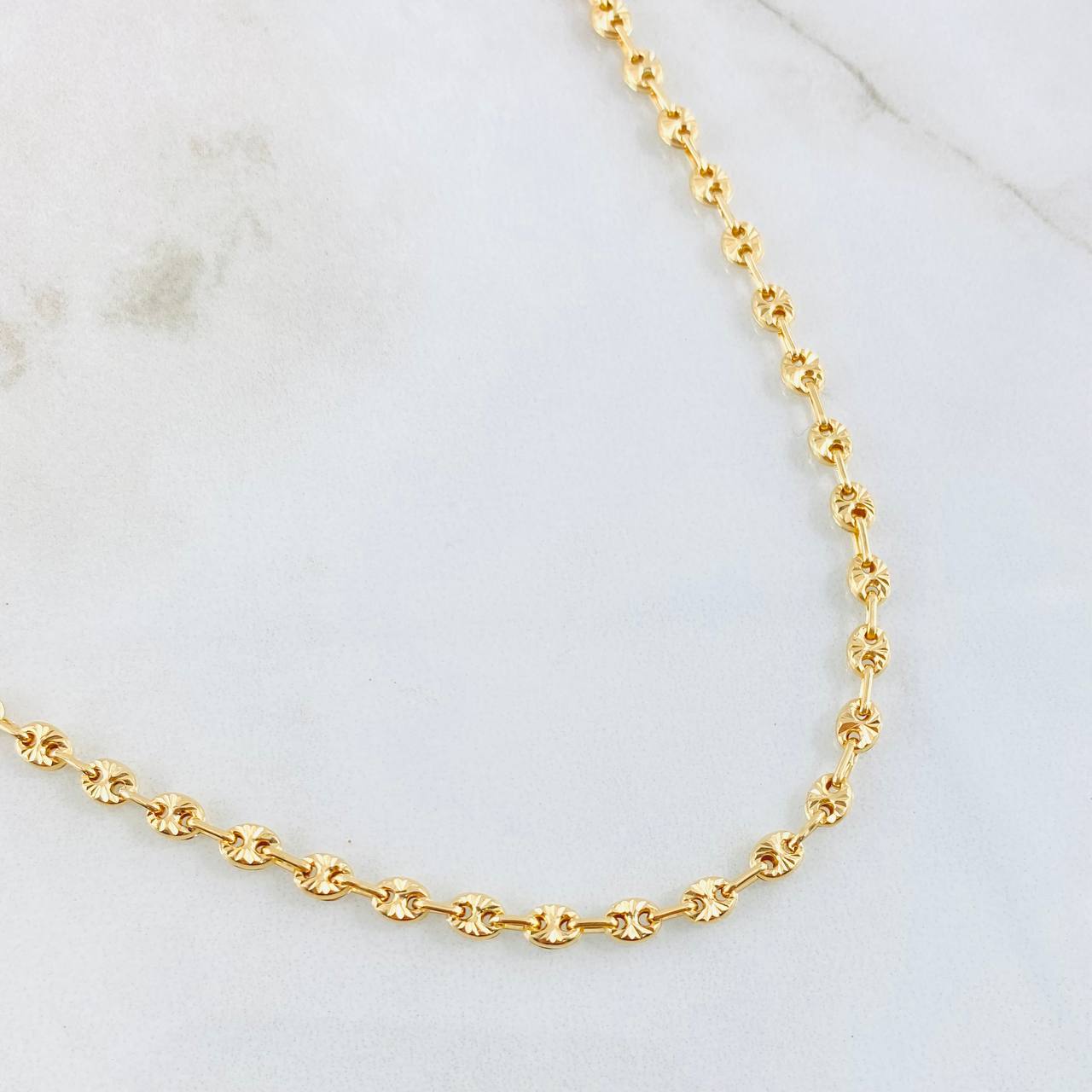 Cadena Gc Diamantada 6.75gr / 17 3/4 in / 3.3mm Oro Amarillo 18K ©
