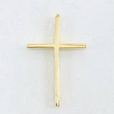 Dije Crúz Cubica 2.1gr / 1 in / Oro Amarillo 18K