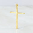 Dije Crúz Cubica 2.1gr / 1 in / Oro Amarillo 18K