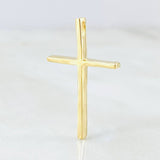 Dije Crúz Cubica 2.1gr / 1 in / Oro Amarillo 18K