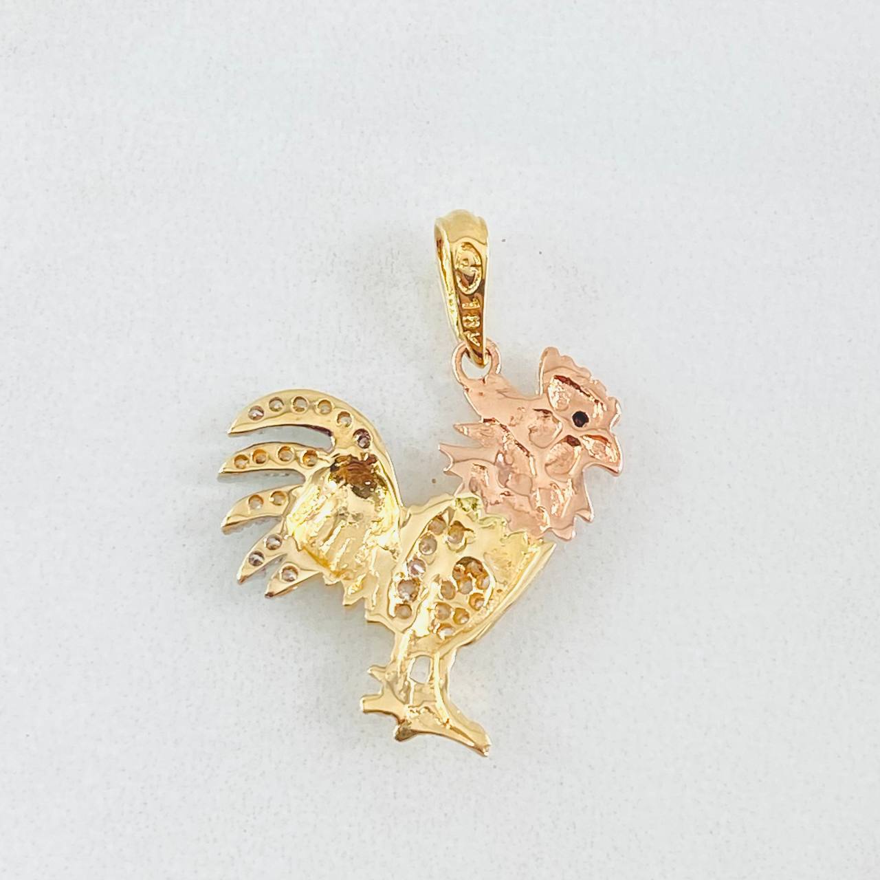 Dije Gallo 2.1gr / 1 in / Tres Oros 18K