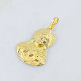 Dije Relieve Corazón de Jesús 0.9gr / 1 in / Oro Amarillo 18K
