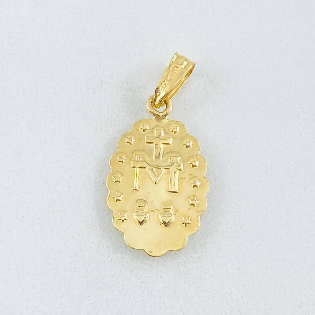 Dije Borde Milagrosa 0.85gr / 3/4 in / Oro Amarillo 18K