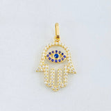 Pendant Hand Hamsa 1.25gr / 1 in / Yellow Gold 18K