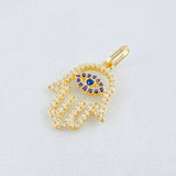 Pendant Hand Hamsa 1.25gr / 1 in / Yellow Gold 18K