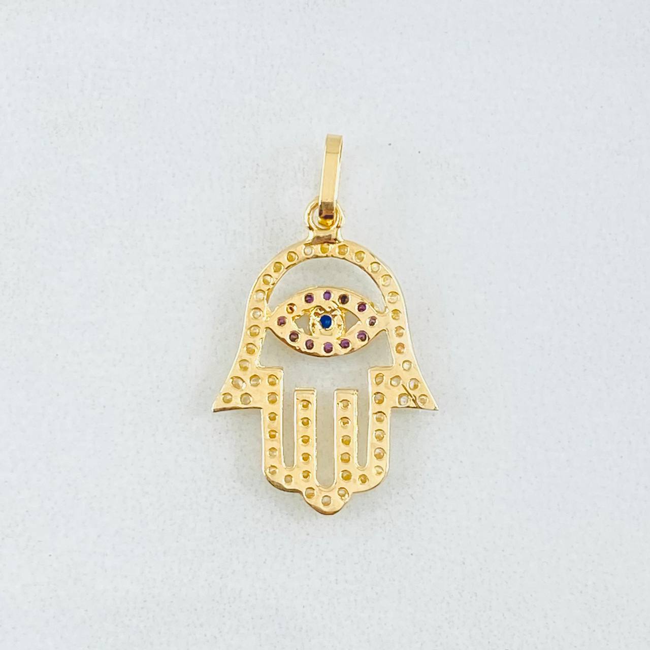 Pendant Hand Hamsa 1.25gr / 1 in / Yellow Gold 18K