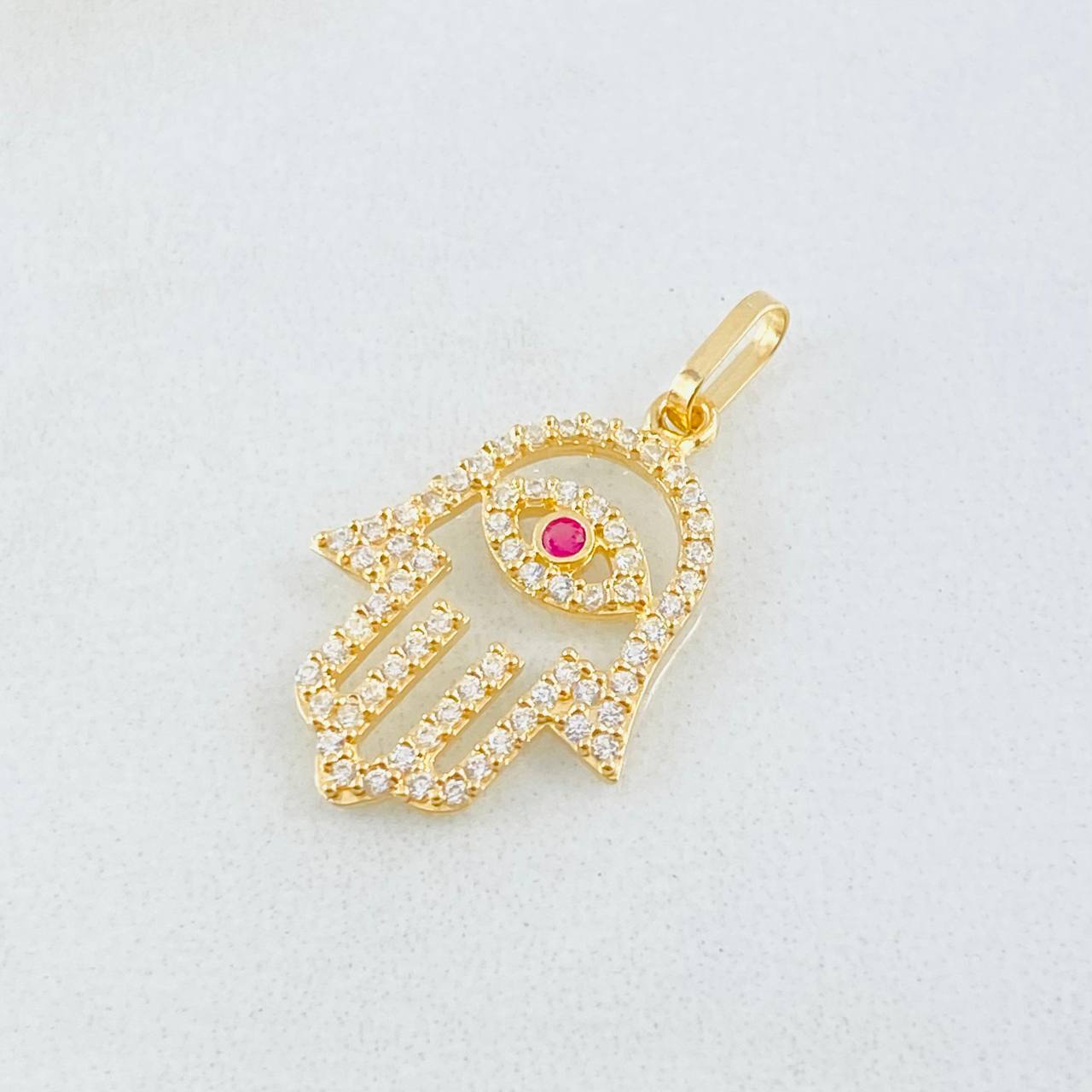 Pendant Hand Hamsa 1.15gr / 1 in / 18K Yellow Gold