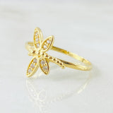 Anillo Libelula 1.65gr / T6 1/2 / Oro Amarillo 18K