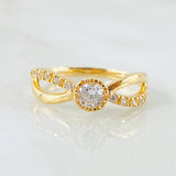 Anillo Infinito Parcial 2.35gr / T6 1/4 / Oro Amarillo 18K