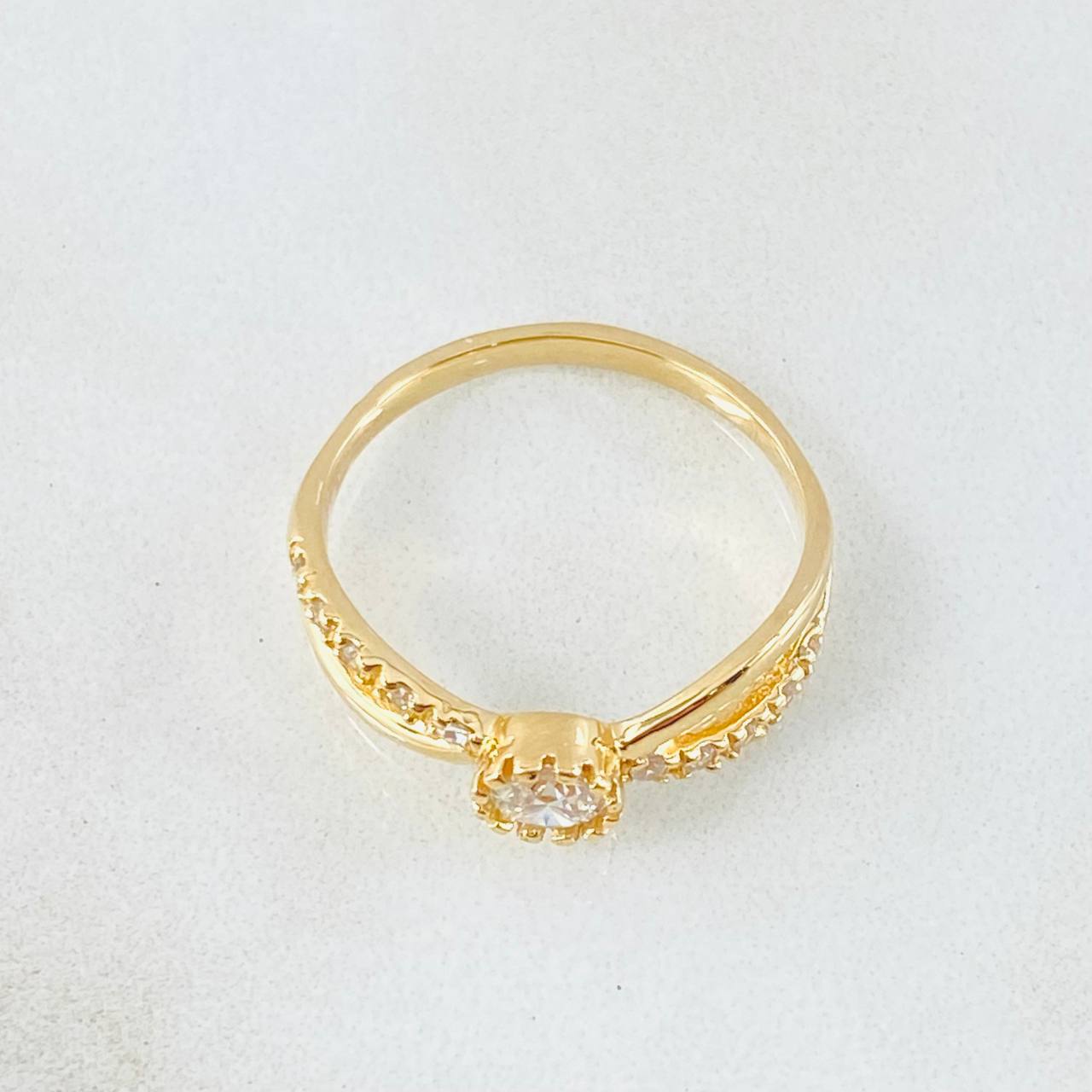 Anillo Infinito Parcial 2.35gr / T6 1/4 / Oro Amarillo 18K