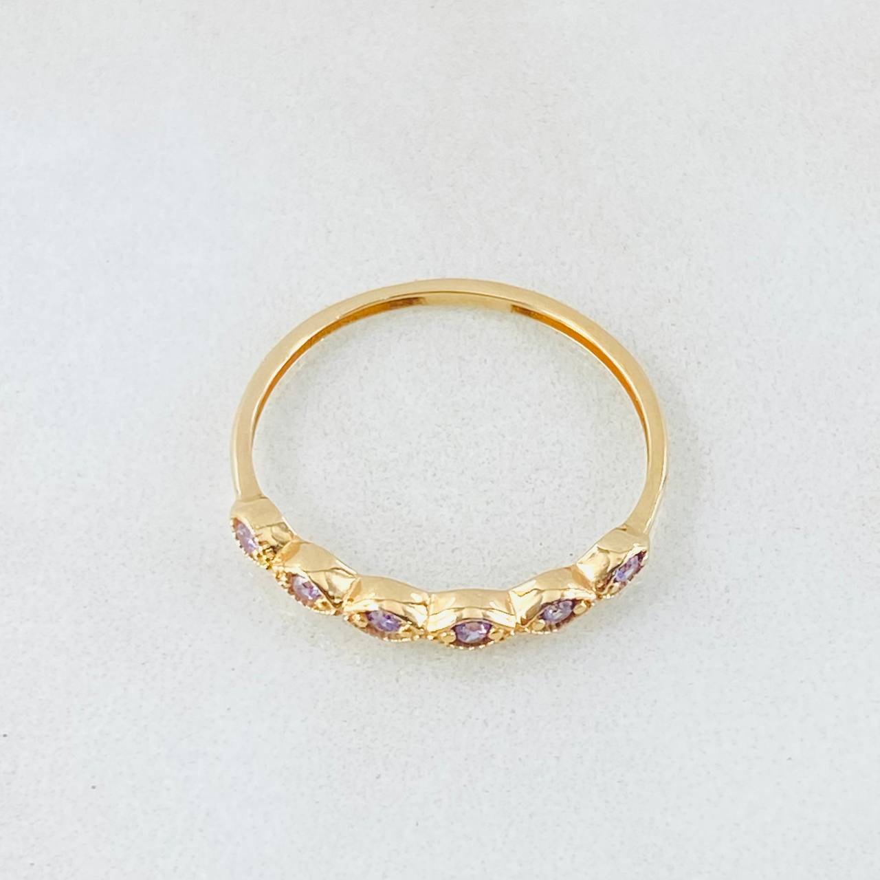 Eye Line Ring 1gr / Size 6 / 18K Gold ©