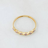 Eye Line Ring 1gr / Size 6 / 18K Gold ©