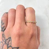 Eye Line Ring 1gr / Size 6 / 18K Gold ©