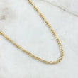 Cadena Figaro 4.15gr / 60cm / 3.3mm Oro Amarillo +0 18K ©