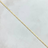 Flat Mariner Chain 1.55gr / 15.7in / +3 18K Gold